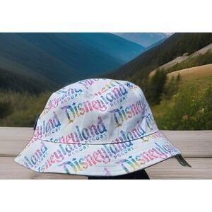 2024 Bucket Hat Disney Parks Spirit Jersey Pastel Reversible Bucket Hat NEW